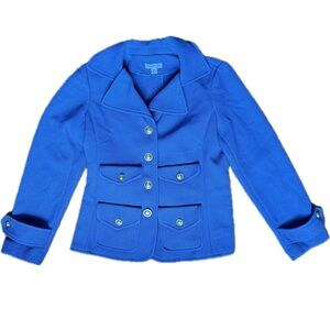 Joan Rivers blue jacket